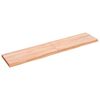 vidaXL Vonios stalvir&scaron;is, &scaron;viesiai rudas, 140x30x(2-4)cm, mediena