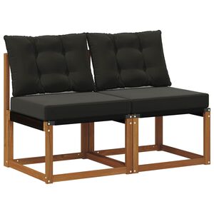 vidaXL 2 Vienetas Lauko vidurinė sofa