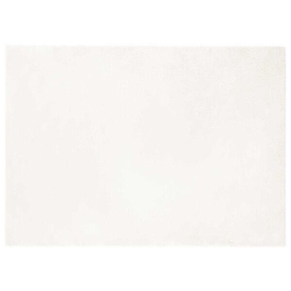 vidaXL Dirbtinio triu&scaron;io kailio kilimas Olite Kreminė 200 x 280 cm