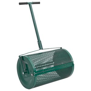 vidaXL Komposto barstytuvas, 75L, žalios spalvos, 40x60cm, plienas