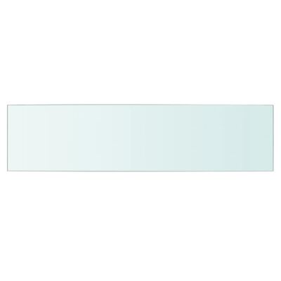 vidaXL Lentynos plokštė, skaidrus stiklas, 60x15