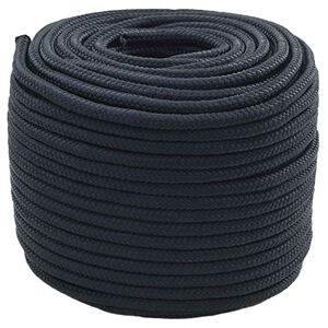vidaXL Laivo virvė 1.6 mm 25 m Karali&scaron;ka mėlyna Poliesteris