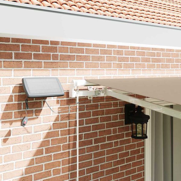 vidaXL I&scaron;traukiama markizė Smėlio 450 &times; 300 cm Audinys ir plienas