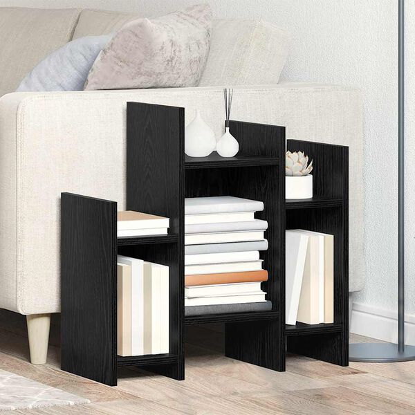 vidaXL &Scaron;oninė spintelė Juodas ąžuolas 60 x 26 x 60 cm Apdirbta mediena