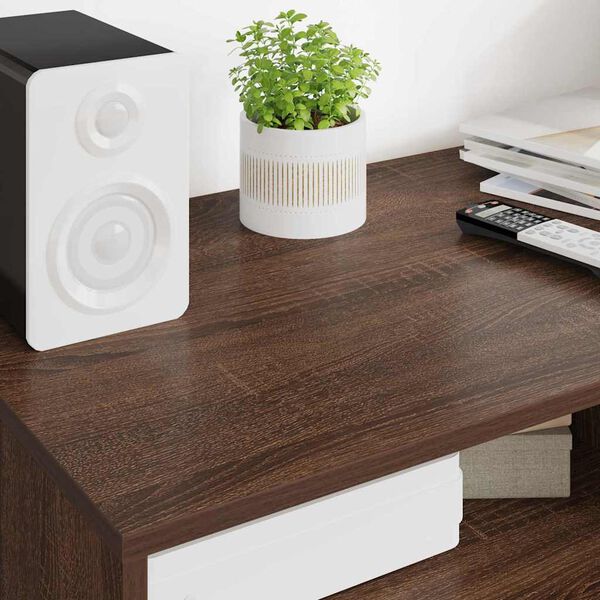 vidaXL Televizoriaus spintelė Rudas ąžuolas 100 x 48 x 43 cm