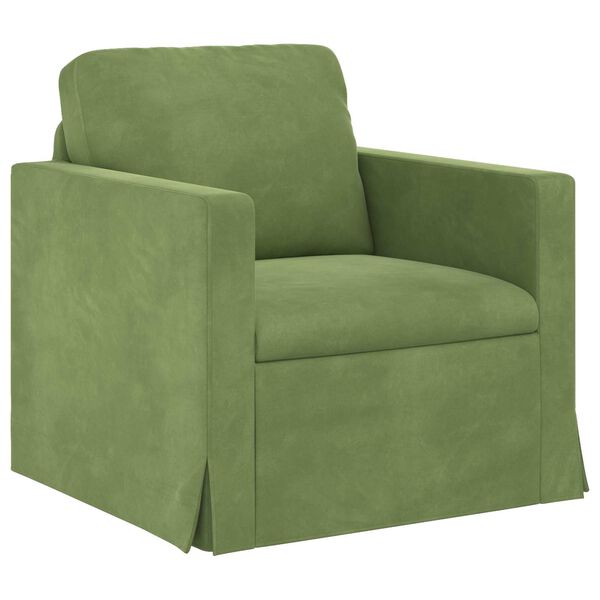 vidaXL Sofa &Scaron;viesiai žalia Bendri matmenys: 78 x 78 cm (P X G x A)