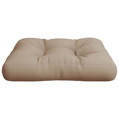 vidaXL Paletės pagalvėlė, taupe spalvos, 58x58x10cm, audinys