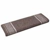 vidaXL Savaime prilipantys laiptų kilimėliai 15 vnt. 65 x 21 x 4 cm