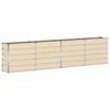 vidaXL Lovelis Ivory 320 x 40 x 75 cm Plienas