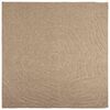 vidaXL Vidaus ir lauko kilimas AGIRA Natūrali 120 x 120 cm Poliesteris