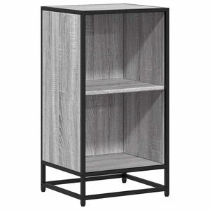 vidaXL knygų spintelė Pilka Sonoma 40x35x76 cm Engineered Wood