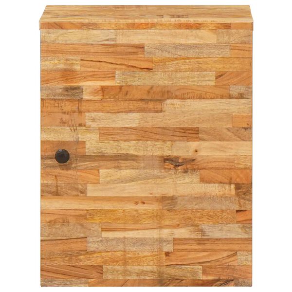 vidaXL Kabančioji vonios spintelė su saugykla Natūrali 38 x 33 x 48 cm