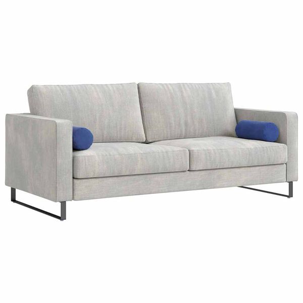 vidaXL Pagalvės 2 pcs Policijos mėlyna &Oslash; 15 x 40 cm Kordūrinis audinys