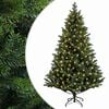vidaXL Dirbtinė Sulankstoma Kalėdų Eglutė 120 cm 150 LED &Scaron;ilta balta