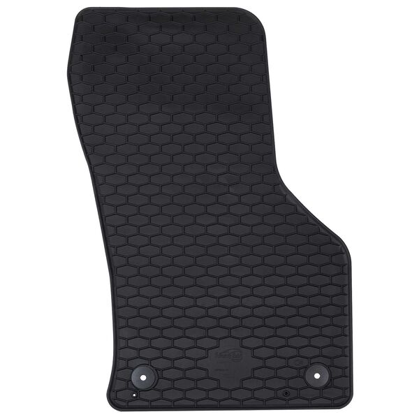 vidaXL Automobilių kilimėlis 4 pcs Juoda Guma