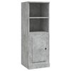 vidaXL Komoda, betono pilka, 36x35,5x103,5cm, apdirbta mediena