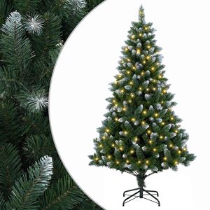vidaXL Dirbtinė Kalėdų eglutė 120 cm 150 LED &Scaron;ilta balta