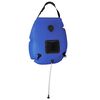 vidaXL Stovyklavimo du&scaron;as, mėlynos spalvos, 20l, PVC