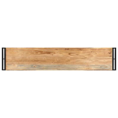 vidaXL Konsolinis staliukas, 150x30x75cm, akacijos medienos masyvas