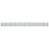 vidaXL Vielinė tinklinė tvora su flan&scaron;ais, žalios spalvos, 2,2x25m