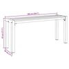 vidaXL Sodo suolas Antracitas 100 x 28 x 45cm Plienas