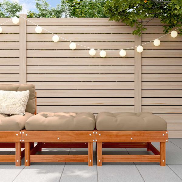 vidaXL Sodo kojų atrama Tvirtas pu&scaron;ies medis Va&scaron;ko Ruda