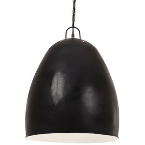 vidaXL Pakabinamas &scaron;viestuvas, juodas, 42cm, 25W, apskritas, E27