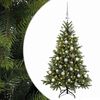 vidaXL Dirbtinė kalėdinė eglutė su rutuliuku 120 cm 150 LED