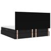 vidaXL Lova su daiktų laikymo vieta ir čiužiniu Juoda 200 x 200 cm