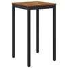 vidaXL Sodo Baro Stalas Natūrali ir juoda 60 x 60,5 x 105 cm