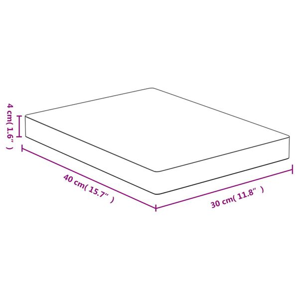 vidaXL Pjaustymo lentelė, 30x40x4 cm, bambukas