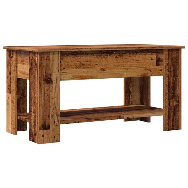 vidaXL kavos staliukas Old Wood 101x49x52 cm Engineered Wood