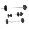 vidaXL &Scaron;tanga ir svarmenys su svoriais, 60kg