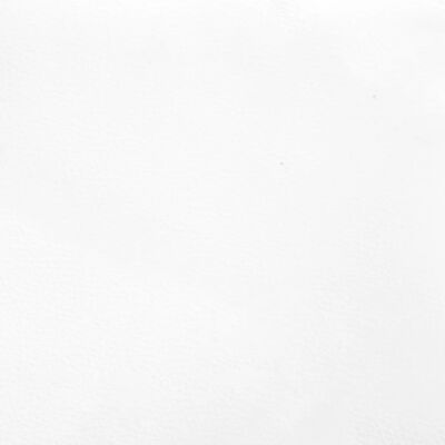 vidaXL Lovos rėmas su galvūgaliu, balta, 120 x 200 cm, dirbtinė oda