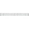 vidaXL Vielinė tinklinė tvora su flan&scaron;ais, žalios spalvos, 2,2x25m