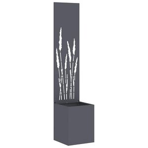 vidaXL Sodo privatumo ekranas &bdquo;Fretwork&ldquo; Antracitas 32 x 32 x 150 cm