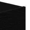 vidaXL &Scaron;alia lovos spintelė su stalčių Juodas ąžuolas 45 x 40 x 55 cm