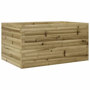 vidaXL Sodo lovelis, 90x60x45,5cm, impregnuota pu&scaron;ies mediena
