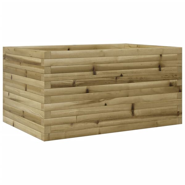 vidaXL Sodo lovelis, 90x60x45,5cm, impregnuota pu&scaron;ies mediena