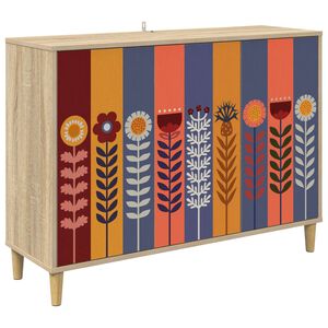 vidaXL Kabalas ESSEN Sonoma ąžuolo 102 x 33 x 75 cm Apdirbta mediena