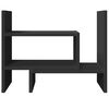 vidaXL Rašomojo stalo lentyna, juoda, 38,5x17x39cm, apdirbta mediena