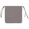 vidaXL Sėdynių pagalvėlės 4 pcs Taupe 40 x 40 x 3 cm audinys