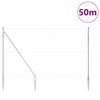 vidaXL Tvorelės stulpas Sidabro 50 x 1,5 m (50 mm tinklas) Plienas