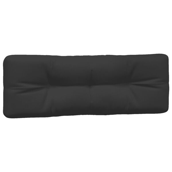 vidaXL Palečių pagalvėlės, 7vnt., juodos spalvos, audinys