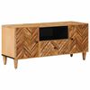 vidaXL Saugojimo spintos Ruda 105 x 33,5 x 46 cm Kietas mango medis