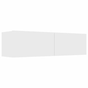 vidaXL Televizoriaus spintelė, balta, 120x30x30cm, apdirbta mediena