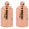 vidaXL lempų laikikliai 2 vnt Rose Gold E27