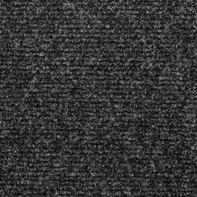 vidaXL Laiptų kilimėliai, 15vnt., pilkos spalvos, 65x21x4 cm
