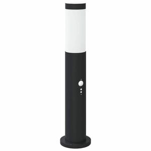 vidaXL Apsauginis stulpelis su jutikliu, 50 cm, nerūdijantis plienas, IP44
