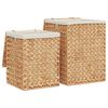vidaXL Skalbinių krep&scaron;iai, 2vnt., vandens hiacintas